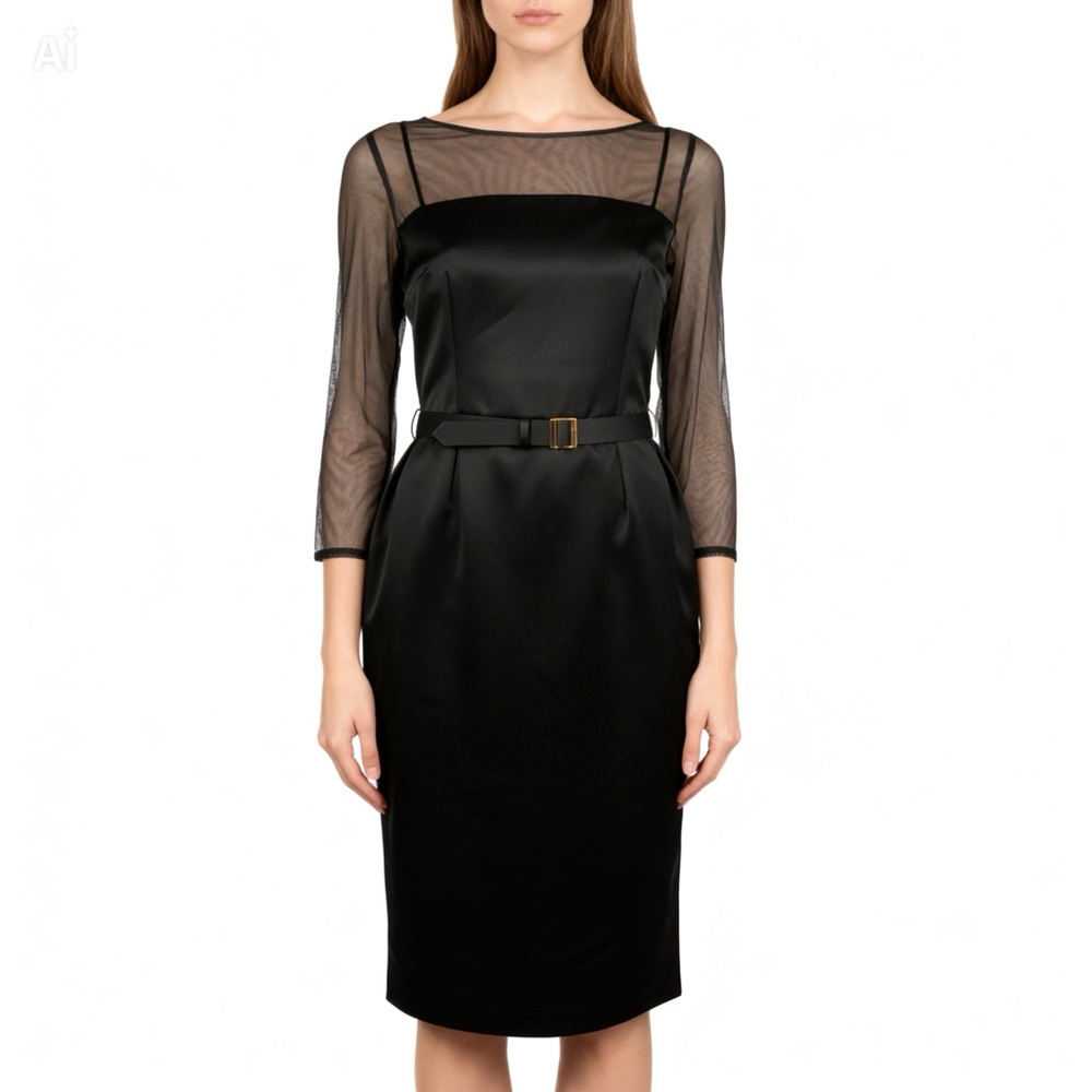 Chic Black Long Sleeve Dress